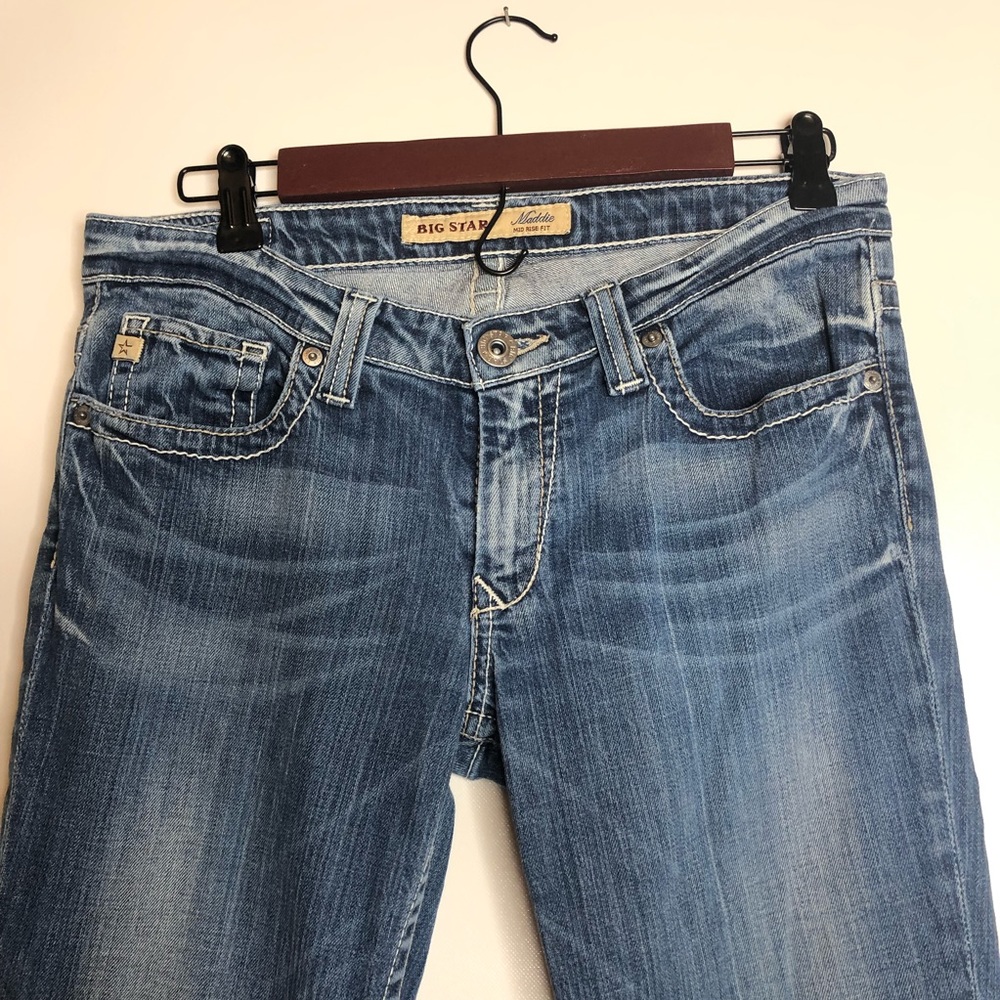 Big star Maddie jeans bootcut size 28s light wash